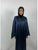Abaya Élégance Bleu Nuit