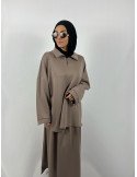 Ensemble Confort Taupe Zippé