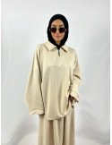 Ensemble Confort Zippé Beige