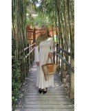 Robe Longue Beige