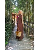 Robe Longue Marron