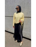 T-shirt Long Manches Jaune
