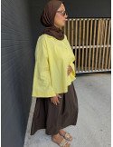 Chemise OverSize Jaune