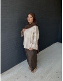 Chemise OverSize Beige