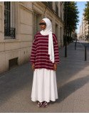 T-shirt manches longues rayé
