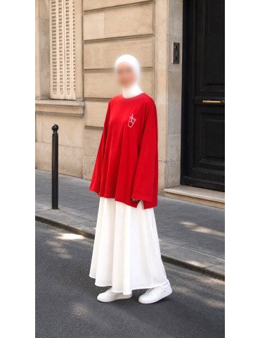 T-shirt oversize manches longues
