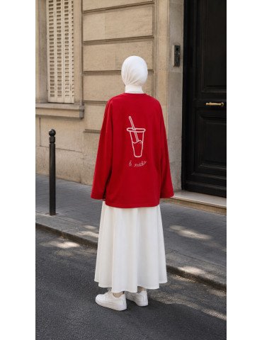 T-shirt oversize manches longues 2
