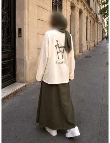 T-shirt oversize manches longues 2
