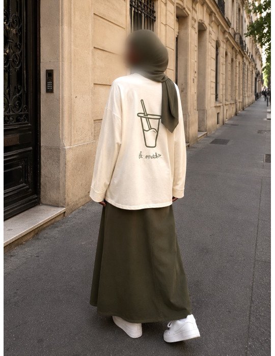 T-shirt oversize manches longues