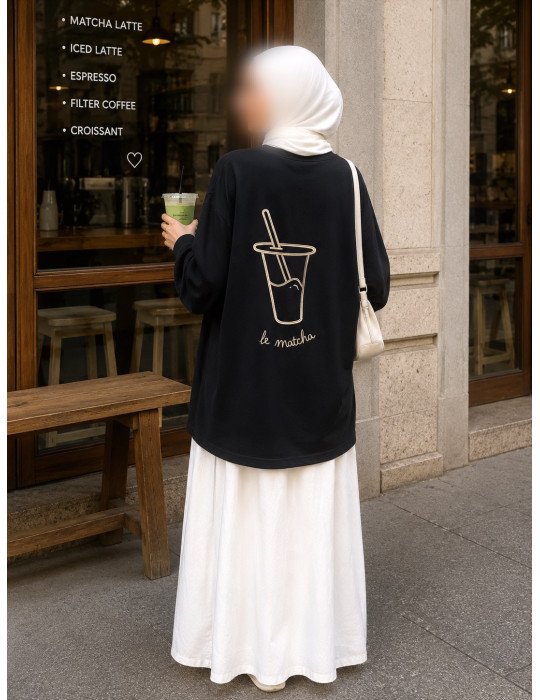 T-shirt oversize manches longues