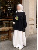 T-shirt oversize manches longues
