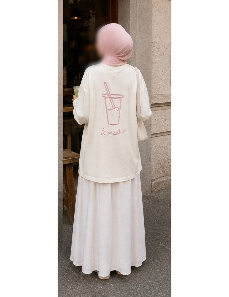 T-shirt oversize manches longues