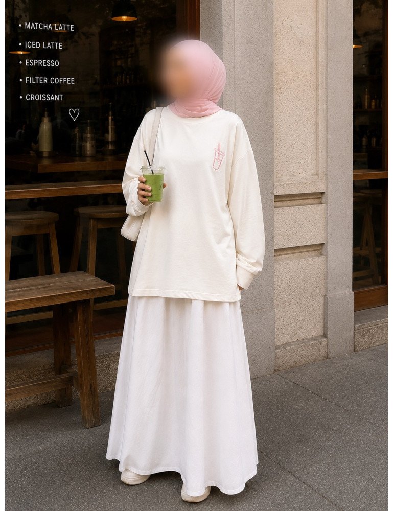 T-shirt oversize manches longues